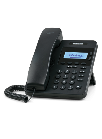Telefone com Tecnologia IP e Qualidade HD IP S3002 Preto Intelbras
